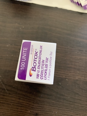 Allergan  1x100iu Toksyna botulinowa typu A 1 fiolka / pudełko