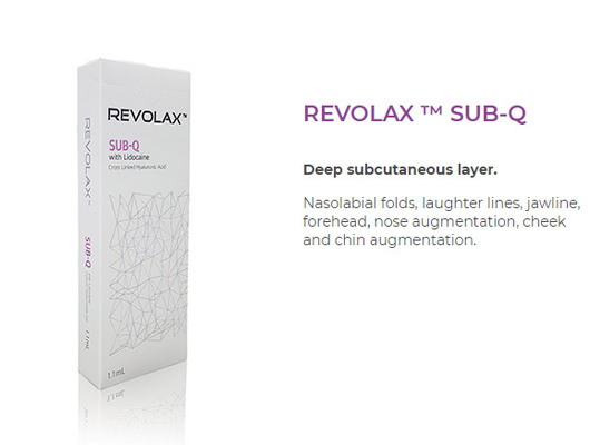 1,1 ml Revolax z Lido FINE DEEP SUB-Q Wstrzykiwalny wypełniacz skórny Ce Marked