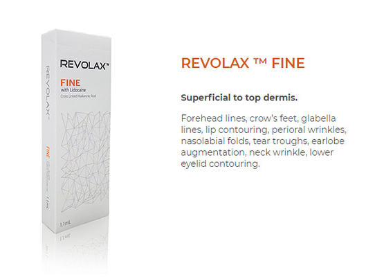 1,1 ml Revolax z Lido FINE DEEP SUB-Q Wstrzykiwalny wypełniacz skórny Ce Marked