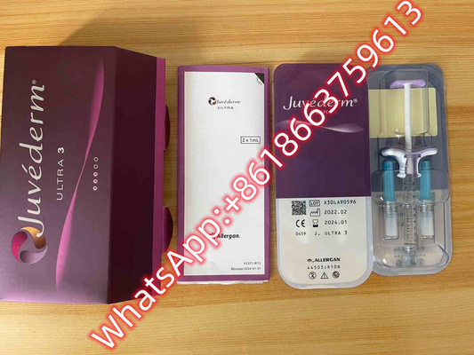 Wypełniacz skórny z usieciowanym kwasem hialuronowym do wstrzykiwań Juvederm Ultra 3 Lips