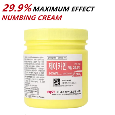 J-Cain Korea Krem znieczulający 29,9% 500g Ulga w bólu