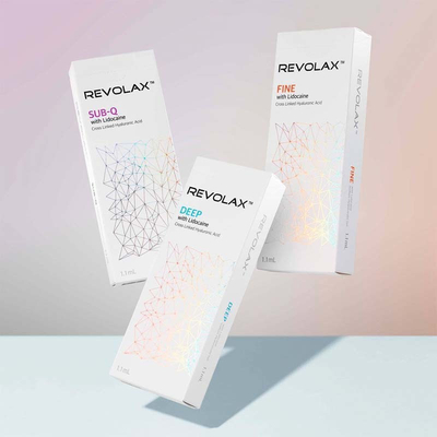Revolax 1,1ml Wypełniacz skórny z kwasem hialuronowym Fine Deep Subq do wygładzania i wypełniania