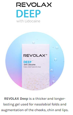 Revolax Deep z kwasem hialuronowym Lido Wypełniacze ust do odmładzania skóry