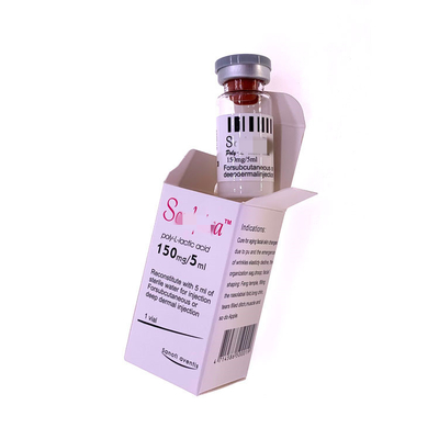 150 mg/5 ml PLLA do wstrzykiwań Poli L Kwas mlekowy do twarzy Kolagen 3D PLLA
