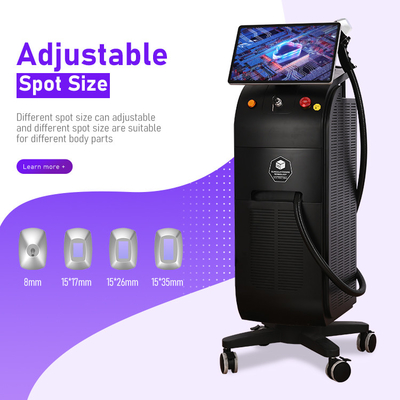 4K Dioda 755nm 808nm 1064nm Led Titanium Laser Depilacja Maszyna 3 fale