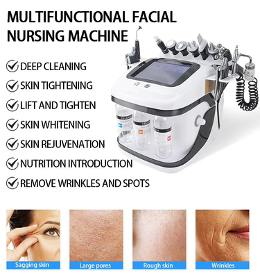 10 w 1 pielęgnacja skóry Hydra dermabrasion wielofunkcyjna woda czyszczenie twarzy