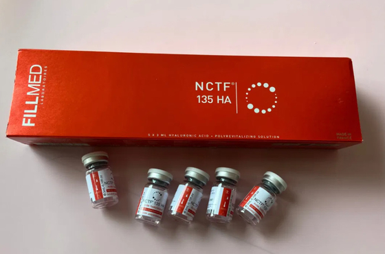 Wypełniony Nctf 135ha Mezoterapia Wstrzykiwacz wzmacniacz skóry do odwrócenia wieku Energizer Filorga anty starzenie usuwają zmarszczki