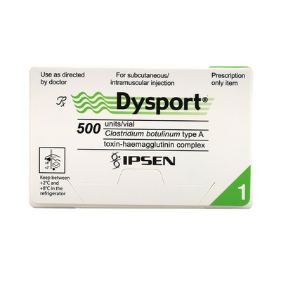 Zamów Botox Dysport 500iu, aby zmniejszyć linię na twarzy.
