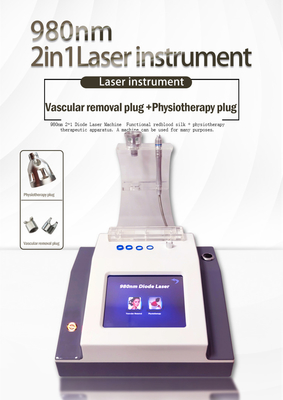 980 Nm 2+ 1 Diody Laser Therapy Urządzenie kosmetyczne do twarzy do salonu
