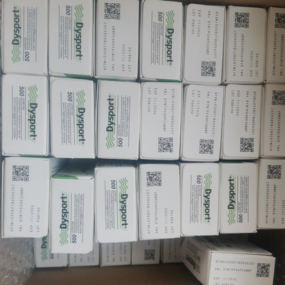 Zamów 500 sztuk Dysportu, toksyny botulinowej do usuwania linii twarzy.