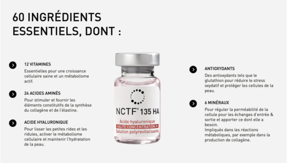 NCTF 135HA Mezoterapia do wstrzykiwania, booster skóry 3ml