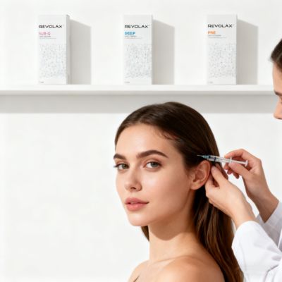 Revolax 1,1 ml Deep Wypełniacz do Ust Usieciowany Żel Kwasu Hialuronowego Iniekcja Usta Wypełniacz Skórny