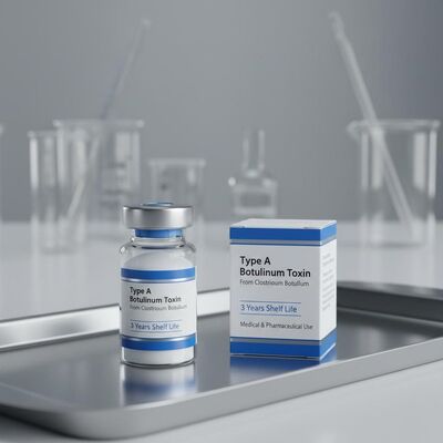 Toksyna botulinowa typu A otrzymywana z Clostridium Botulinum z okresem trwałości 3 lat stosowana w przemyśle medycznym i farmaceutycznym