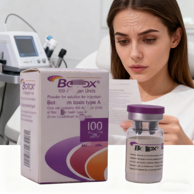 Abbvie Allergan Toxin 100 jednostek Najlepsza toksyna botulinowa typu A na głębokie zmarszczki