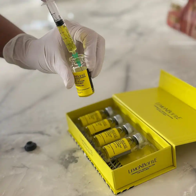 10 ml na fiolkę Rozpuszczalnik tłuszczu Lemon Flask Lipolytic Solution
