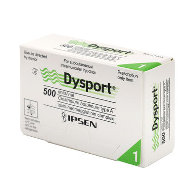 100U Allergan Dysport Lyofilizowane Proszek Przeciwzmarszczkowy Toksyna Botulinowa