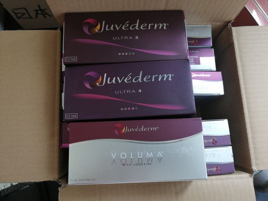 Wstrzykiwalne wypełniacze do twarzy z kwasem hialuronowym Juvederm Ultra 3 Ultra 4 Voluma
