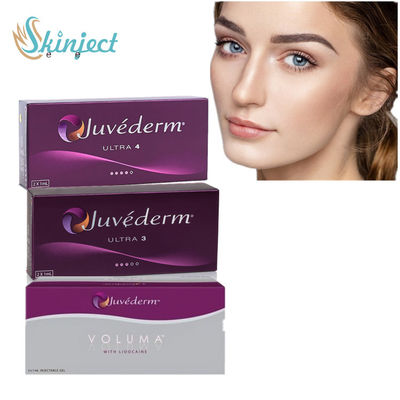Wstrzykiwalne wypełniacze do twarzy z kwasem hialuronowym Juvederm Ultra 3 Ultra 4 Voluma