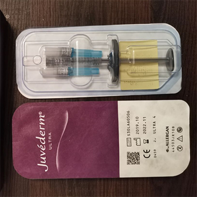 Juvederm Ultra 4 Cross Injectable Dermal Filler Lip Shape z lidokainą