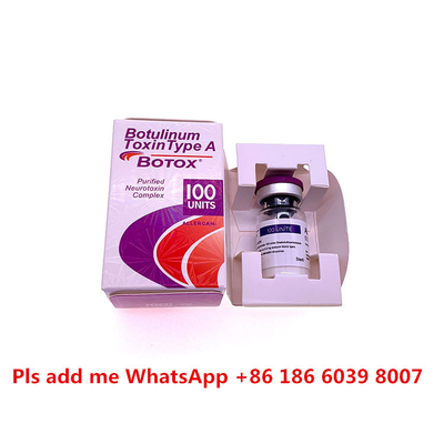 Wstrzyknięcie toksyny botulinowej Allergan Btx 50u 100u 200u Typ wtrysku