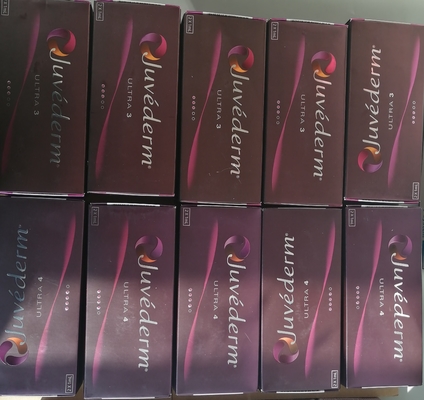 Juvederm Wypełniacz skórny z kwasem hialuronowym Juvederm Wypełniacz do ust z lidokainą 2x1ml Ultra3 Ultra4