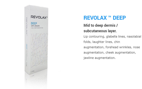 24 mg / ml HA Revolax Wypełniacz skórny 1,1 ml ze znakiem CE