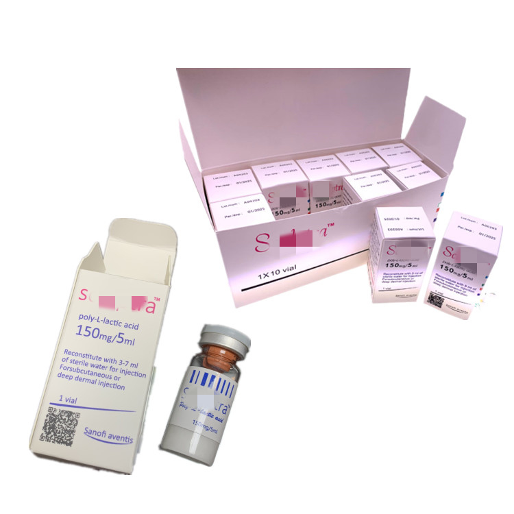 150 mg/5 ml PLLA do wstrzykiwań Poli L Kwas mlekowy do twarzy Kolagen 3D PLLA