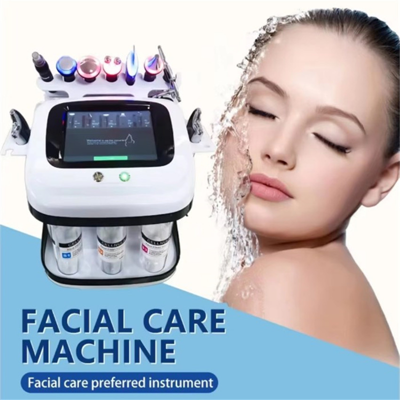11 w 1 Multifunkcjonalna Hydra Dermabrasion Face Machine Black Pearl