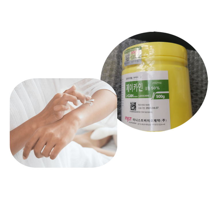 J-Cain Korea Krem Znieczulający 50% 500g