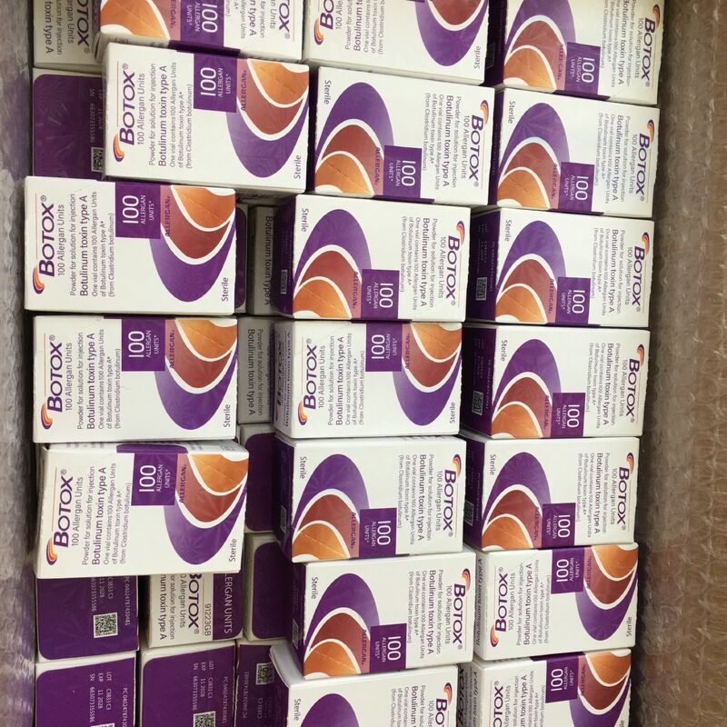 Toxin Allergan 100 u Botulinum Toxin proszek zawierający działanie wygładzania zmarszczek, rozluźnienia mięśni i konturowania twarzy