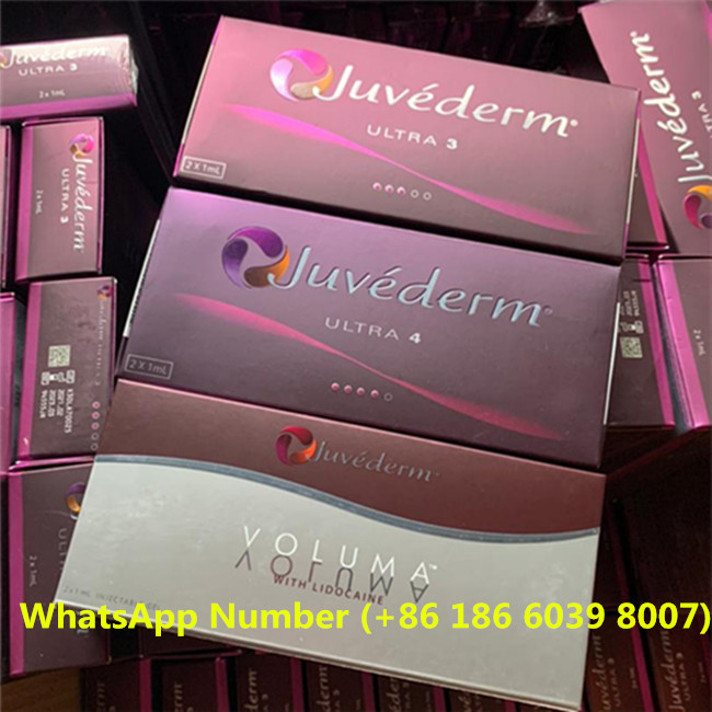 Wstrzykiwalny wypełniacz skórny do koryt łzowych przed i po linii uśmiechu Juvederm