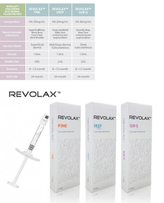 Revolax Fine Deep Sub-Q kwas hialuronowy usieciowany wypełniacz skórny 1,1 ml