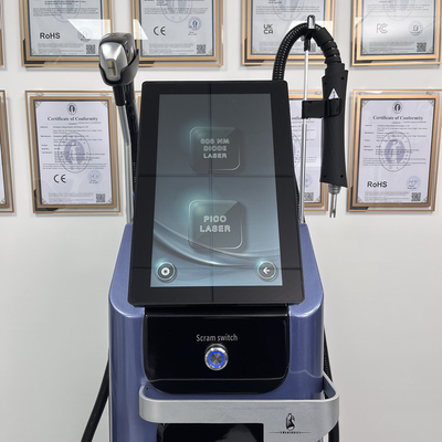 Laser diodowy do depilacji, odmładzania skóry, aparatu kosmetycznego Pico Laser 2 w 1.