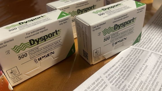 Dysport 500U toksyny botulinowej typu A do zmniejszania zmarszczek